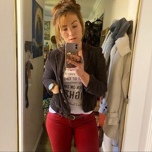 Banana Republic Dark Brown Corduroy Blazer